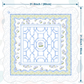 Hamptons Hydrangea Mahjong Mat | The House of Hydrangea Coll - Bella Boutique