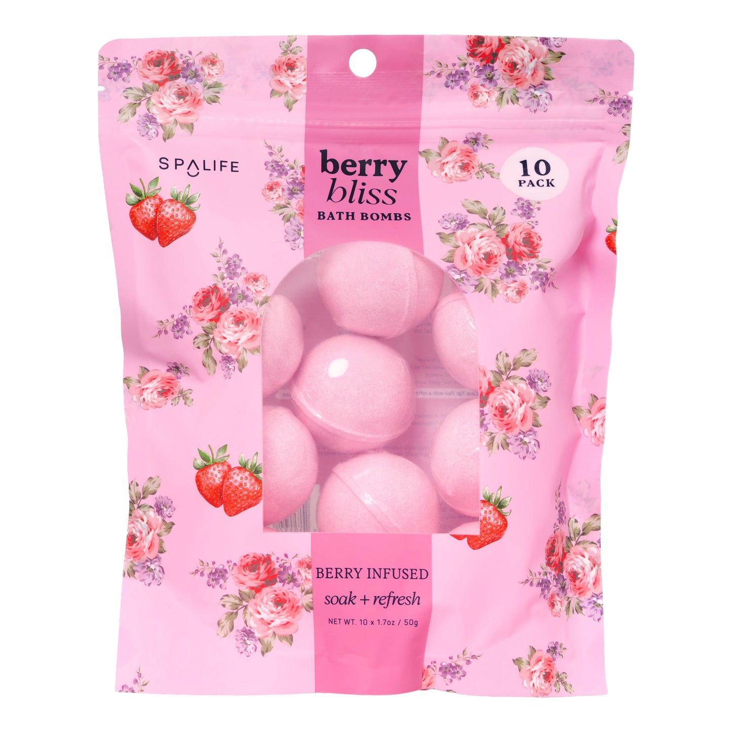 Valentine’s Berry Bliss Bath Bombs – 10 Pack  - Bella Boutique