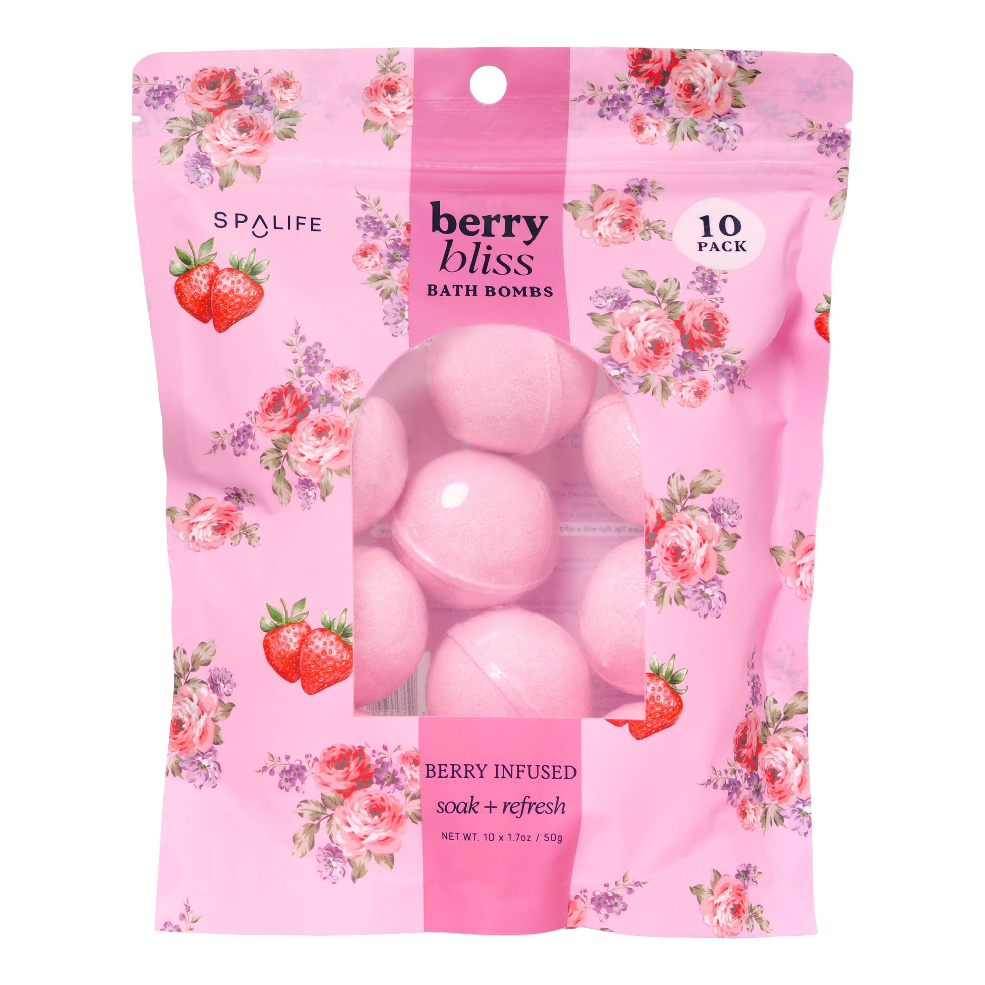 Valentine’s Berry Bliss Bath Bombs – 10 Pack  - Bella Boutique