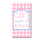 Mahjong Pink Plaid "Can I Use a Joker" 24ct Guest Napkins