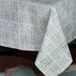 Table Throw - Striped, Sage - Bella Boutique