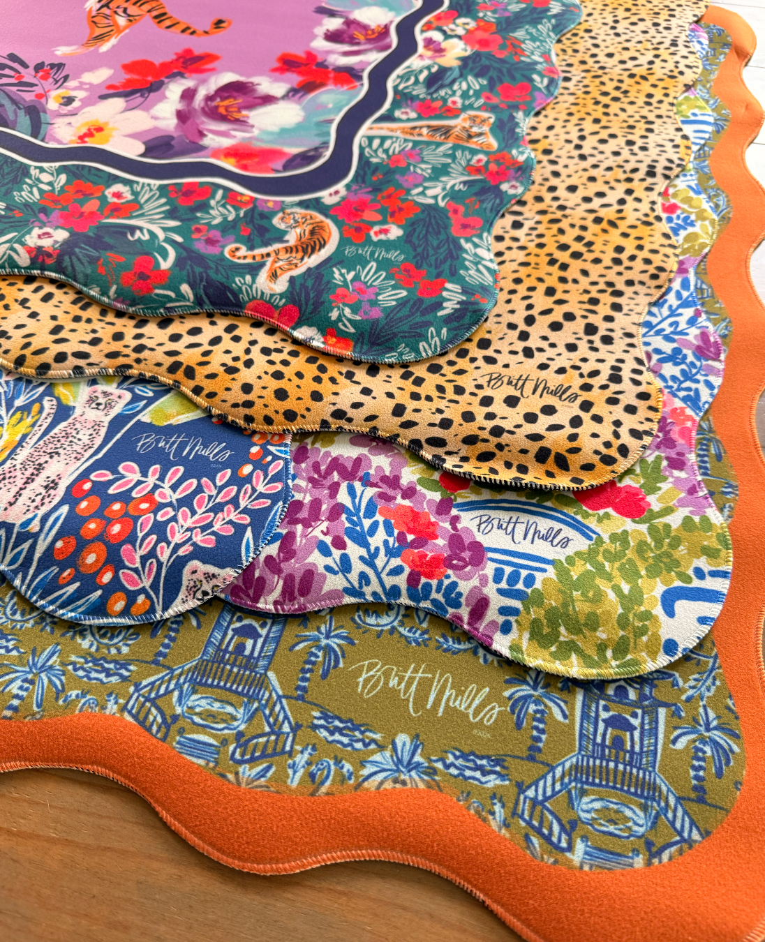 Britt Mills Mahjong Mats - MULTIPLE PRINTS (Non-Neoprene) - Bella Boutique