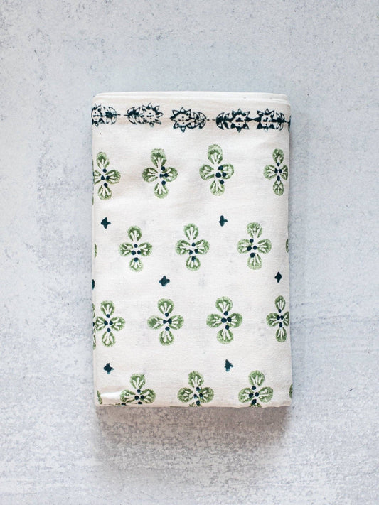 Table Throw (Ivory) - Dogwood - Sage - Bella Boutique