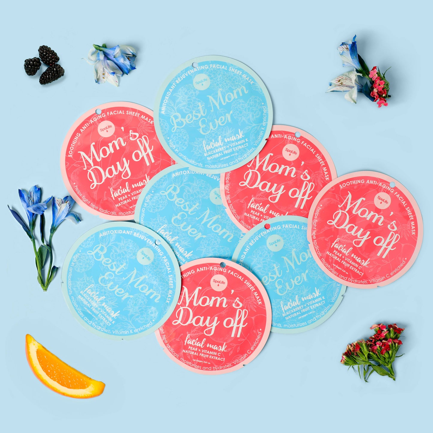 Mother's Day Rejuvenating & Soothing Facial Mask -10 Pk - Bella Boutique