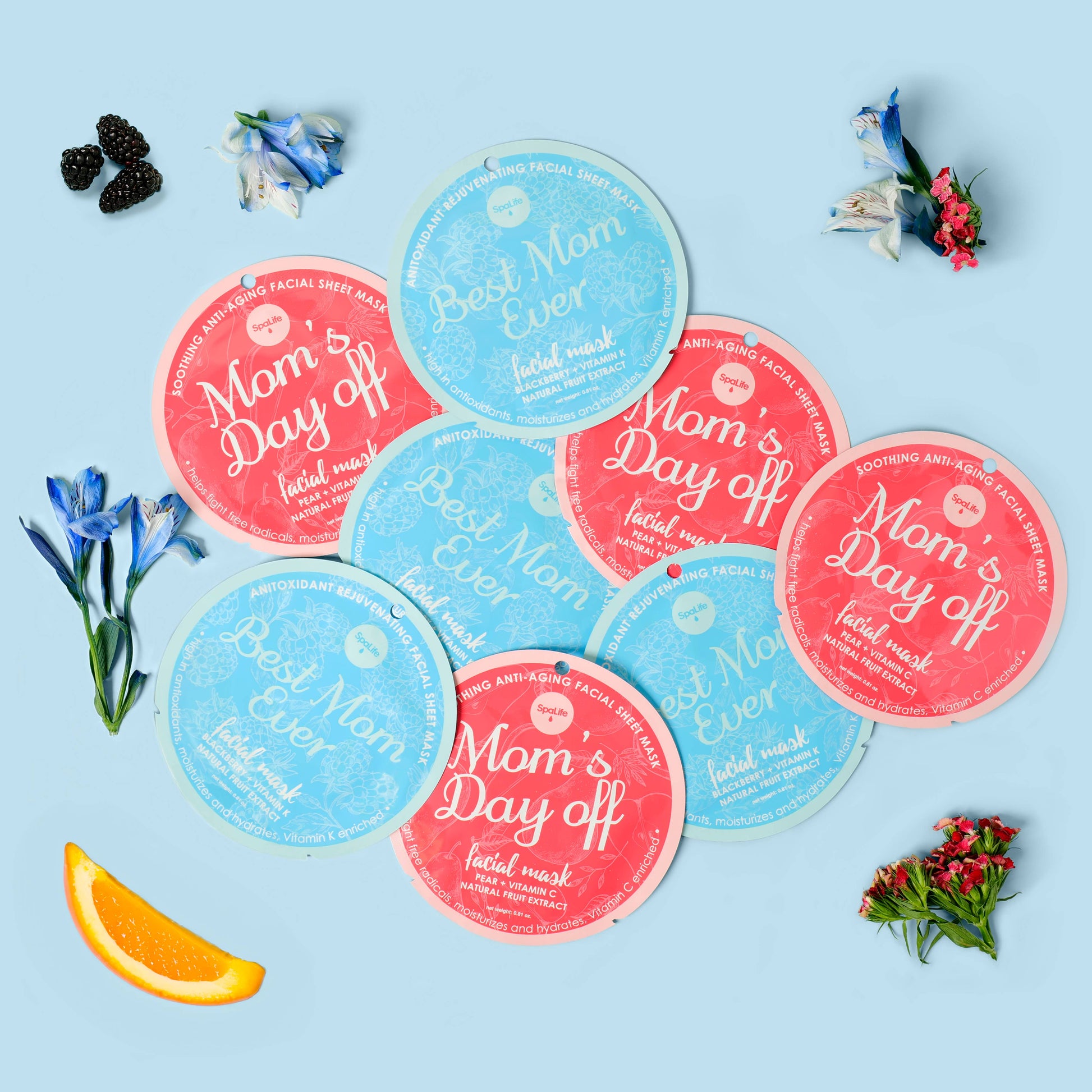 Mother's Day Rejuvenating & Soothing Facial Mask -10 Pk - Bella Boutique