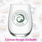 Mahjong Stemless 4 ct VARIETY Gift Set Plastic Wine Glasses