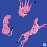 Flirty Leopards Cobalt Mat