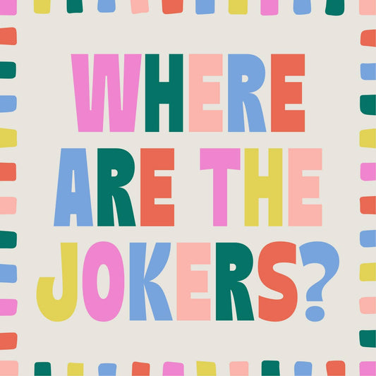 Mahjong Cocktail Napkin | Jokers