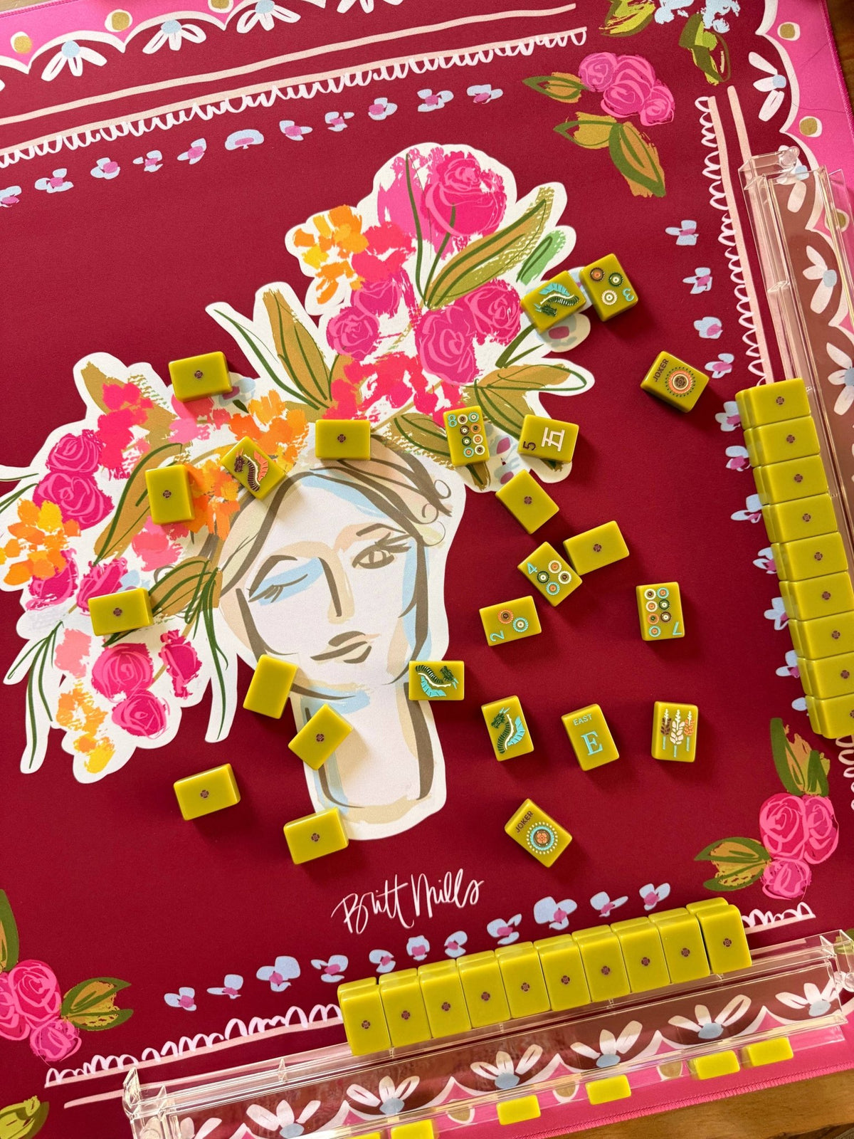 Scarlett Neoprene Mahjong Mat - Bella Boutique