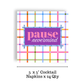 Mahjong "Pause Nevermind" 24ct Cocktail Napkins (3 ply)