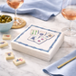 Linen-Feel Cocktail Napkins, Preppy Mahjong  - Bella Boutique