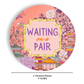 Mahjong Appetizer Plates “Waiting on a Pair” 7" Paper Plates