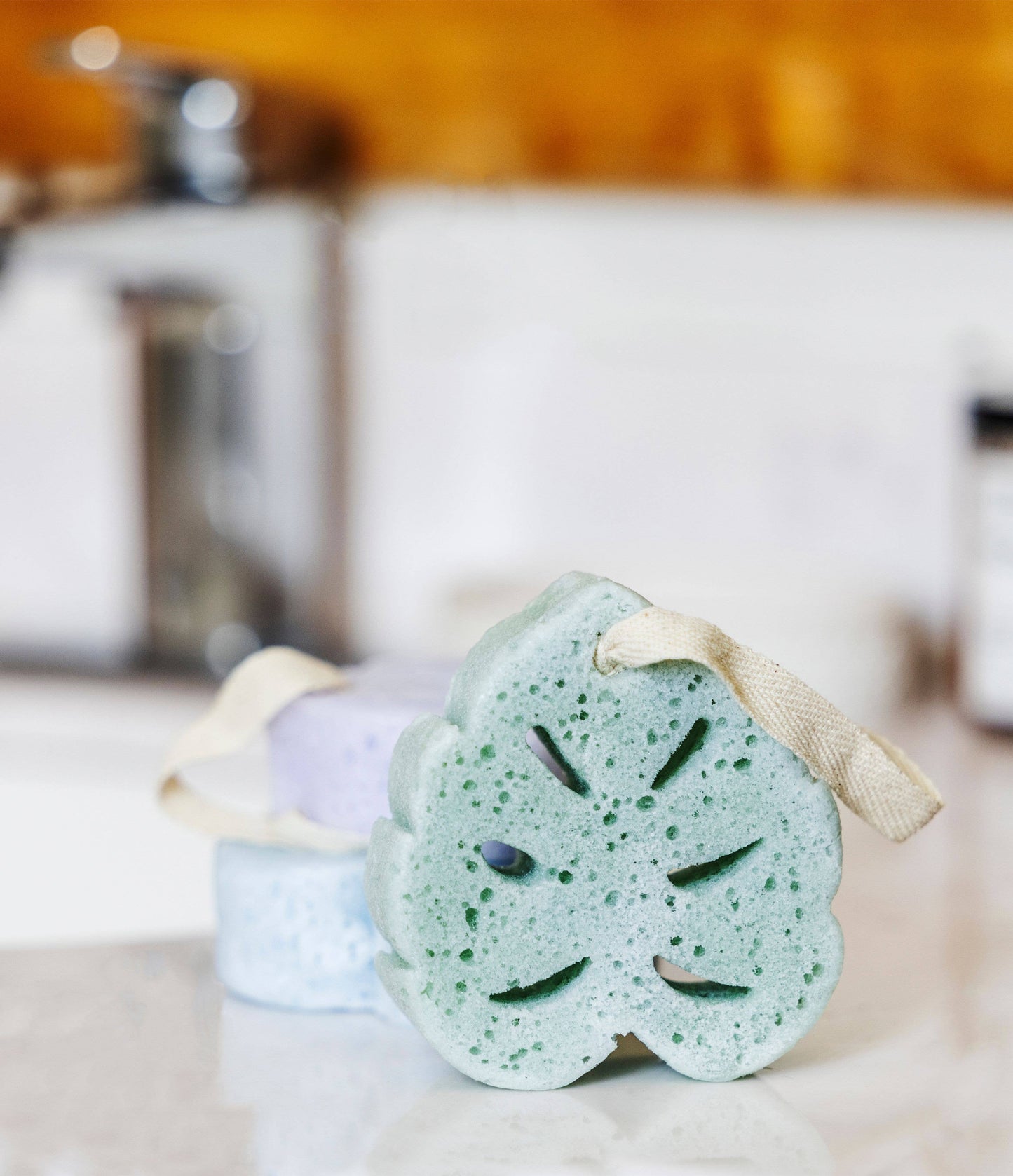 Lemon Lavender In The Buff Super Sudsy Soap Sponge - Bella Boutique