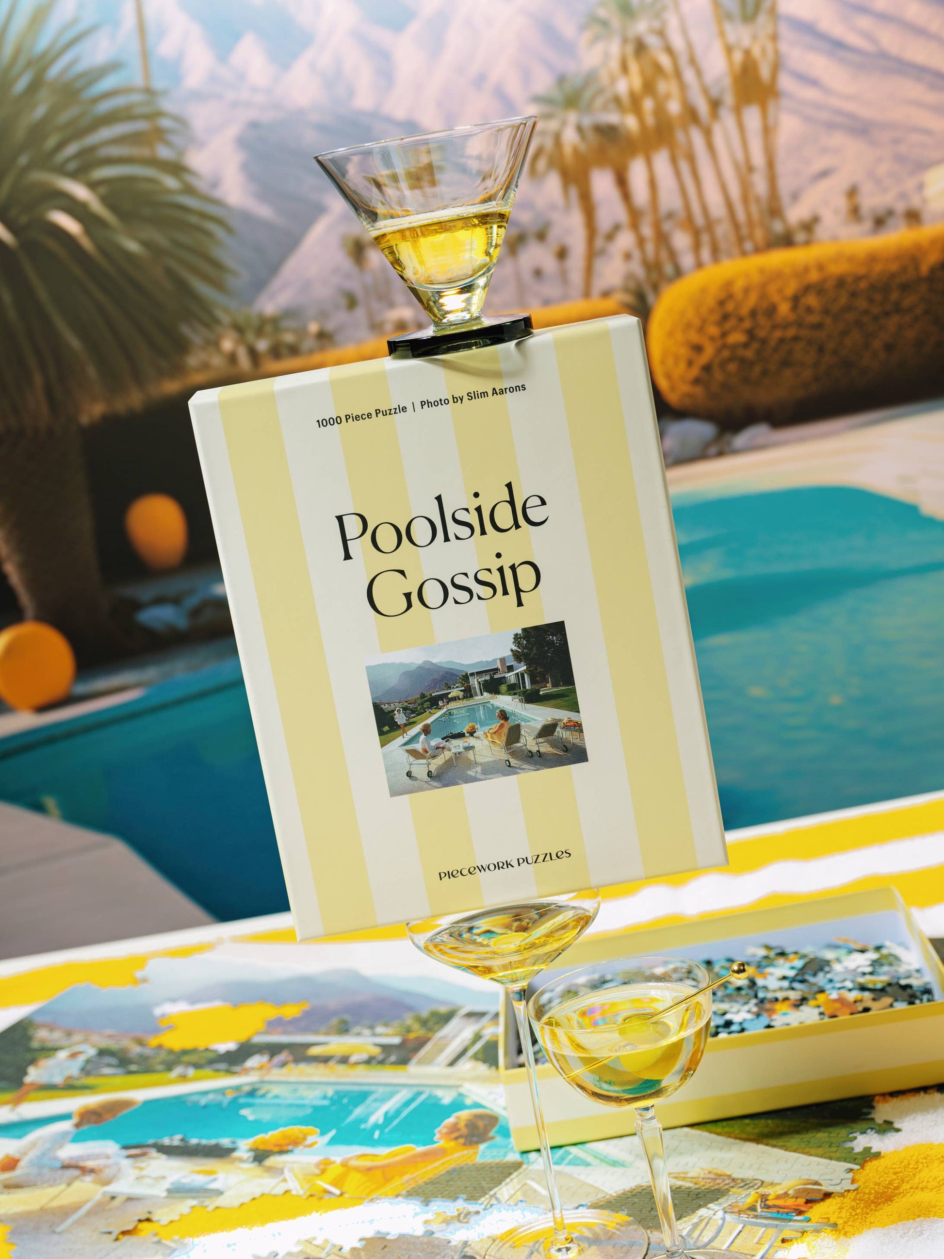Poolside Gossip - Slim Aarons Collab - 1000 Piece Puzzle - Bella Boutique