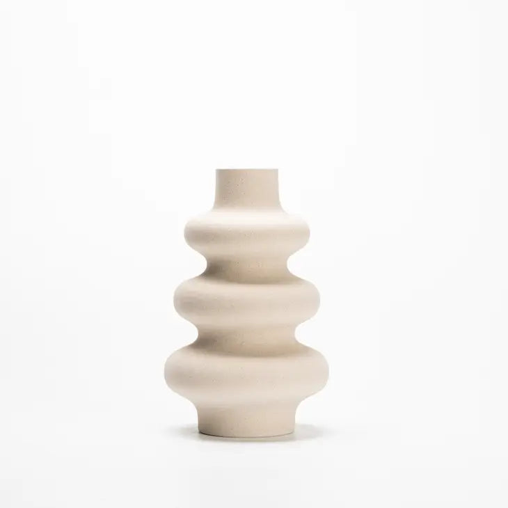 Ceramic Off White Vase