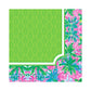 NEOPRENE Palm Beach Collection Mahjong Mat | Pink Blue Lime - Bella Boutique
