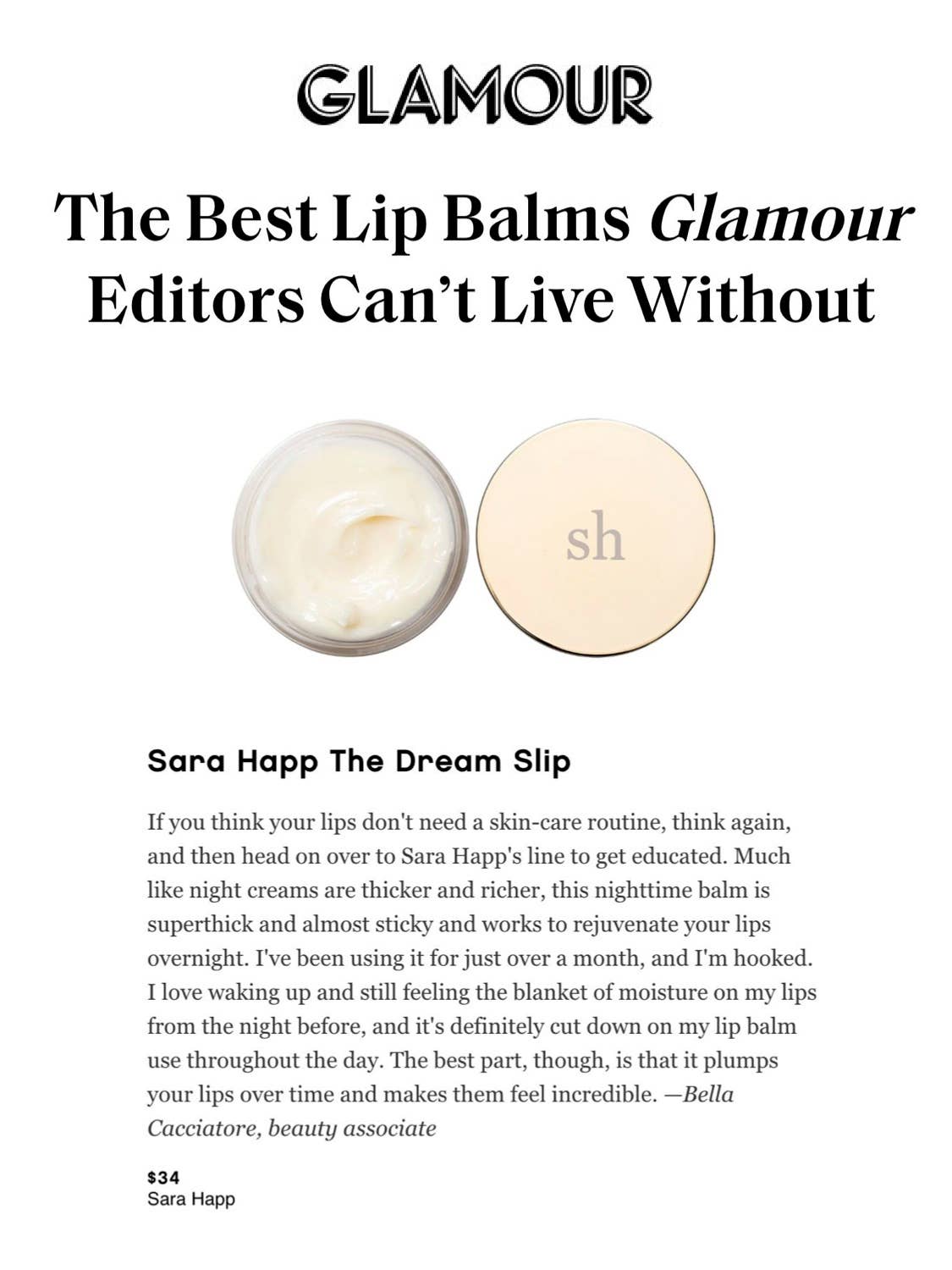The Dream Slip® Overnight Lip Mask - Bella Boutique