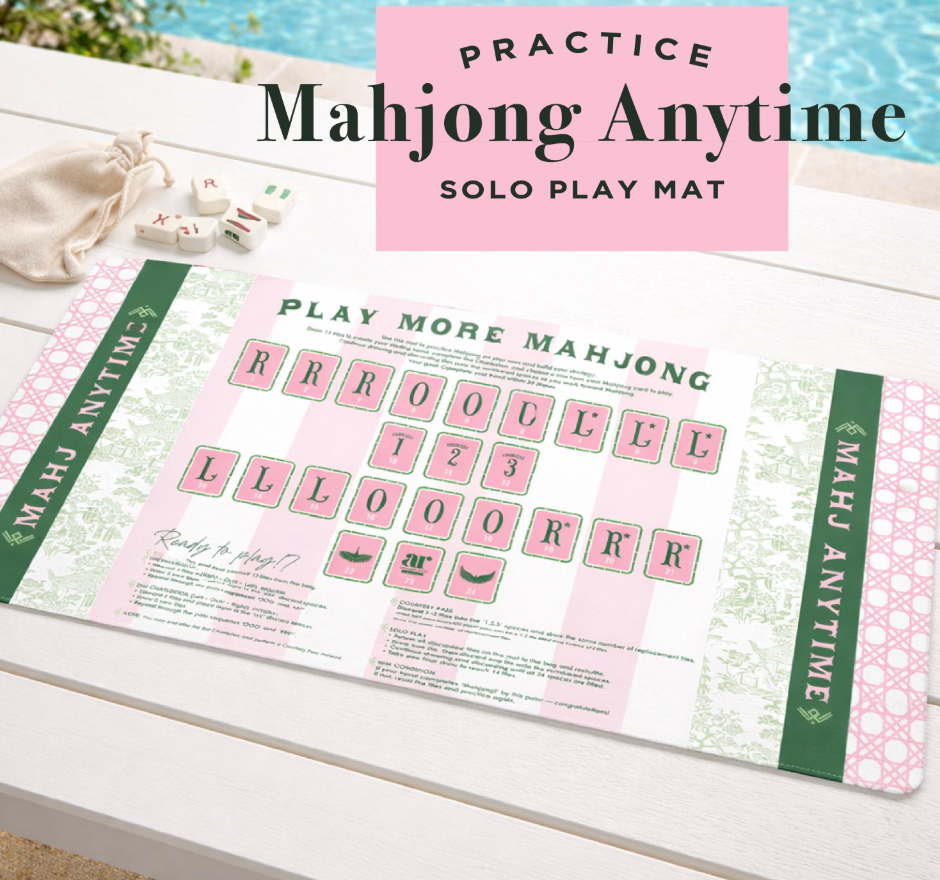 Mahjong Practice Mat | Strategy, Charleston, Training, - Bella Boutique