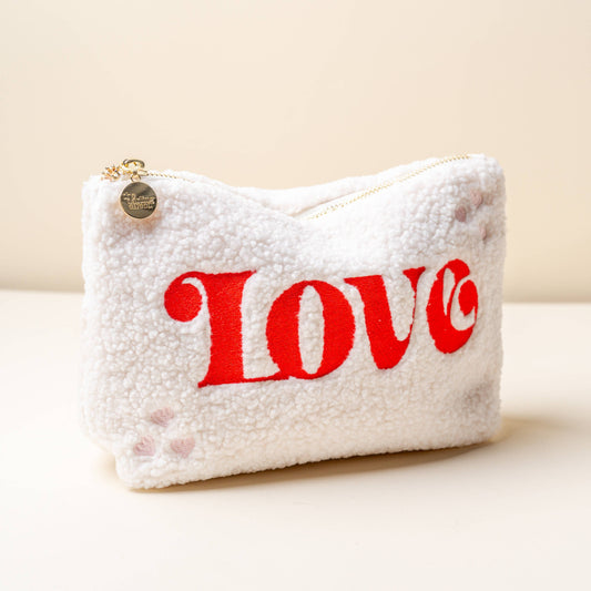 Teddy Pouch-Love - Bella Boutique