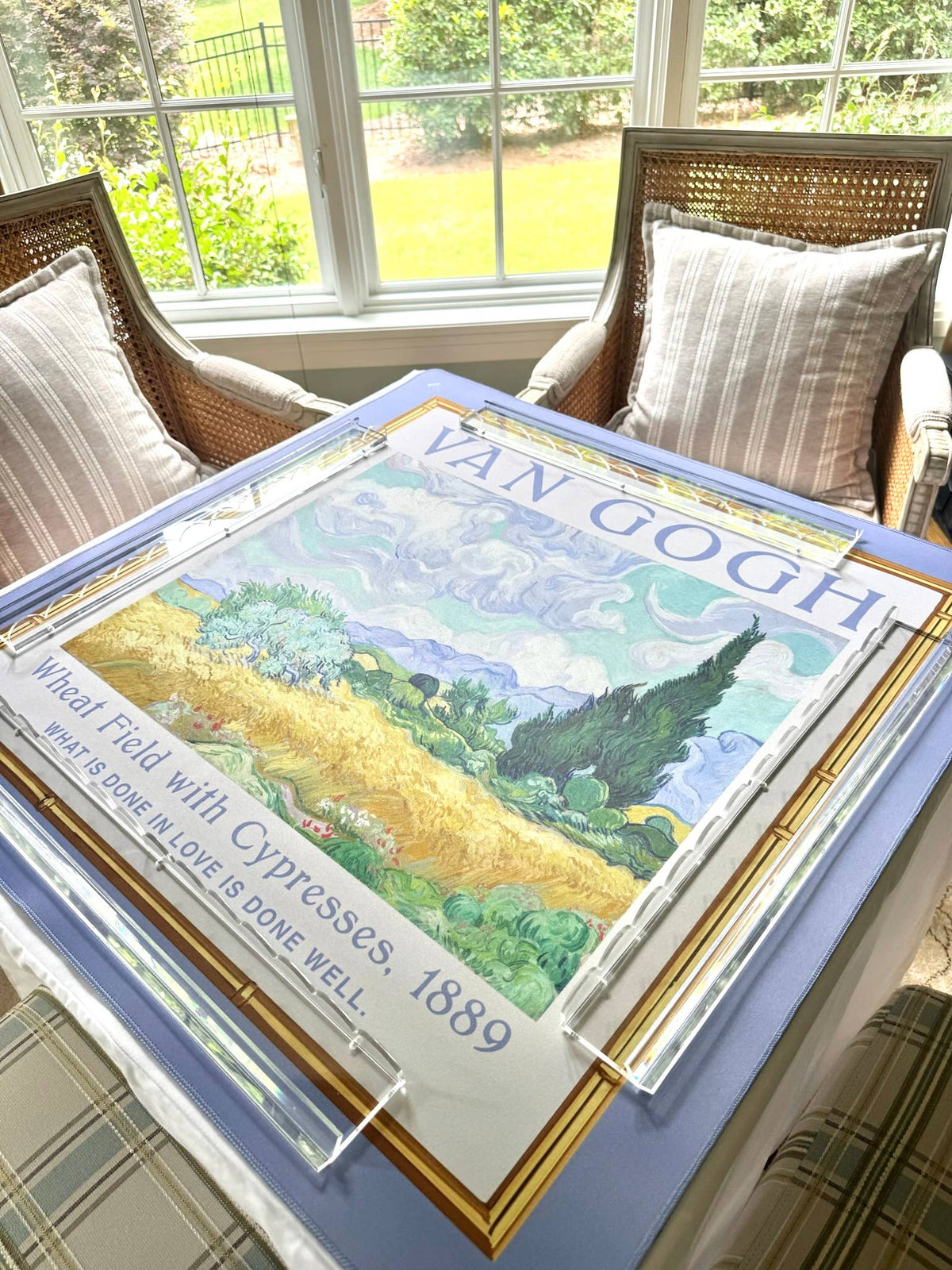 NEOPRENE Van Gogh Reversible Mahjong Mat – Starry Museum - Bella Boutique