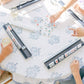 Table Throw - Lotus (Large), Uniform Blue & Navy - Bella Boutique
