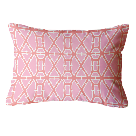 Bamboo Lumbar Pillow-Indoor/Outdoor - Bella Boutique