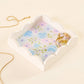 Scallop Trinket Tray-Secret Garden Blue