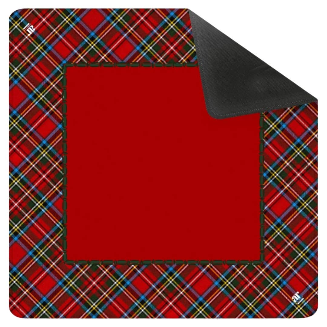 Tartan Tidings Mahjong Mat | Plaid Christmas [Non-Neoprene] - Bella Boutique