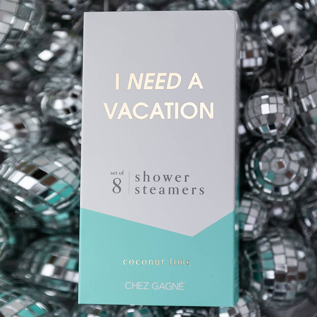I Need A Vacation - Aromatherapy Shower Steamers - Coconut Lime - Set of 8 - Bella Boutique