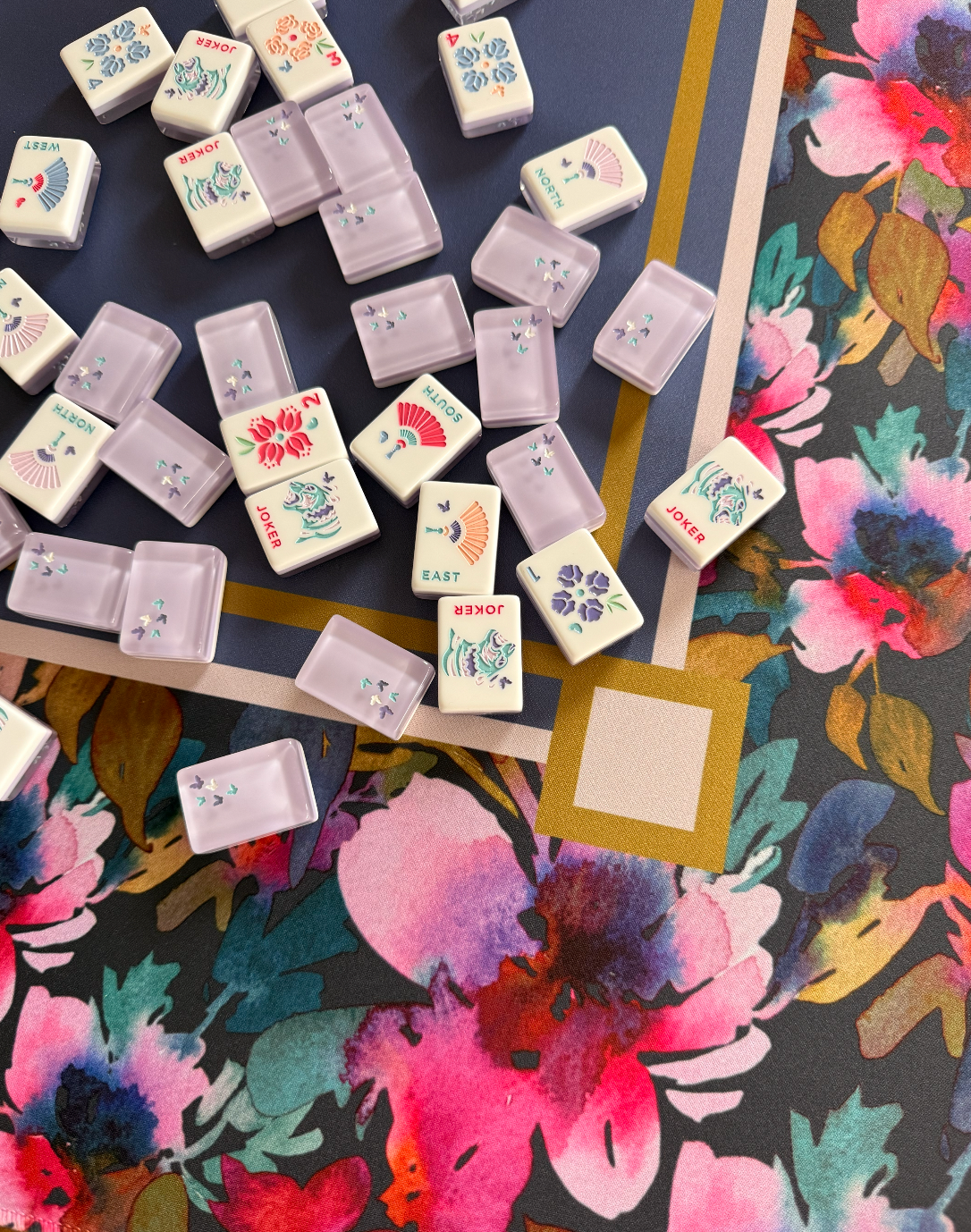 Flourish Neoprene Mahjong Mat - Bella Boutique