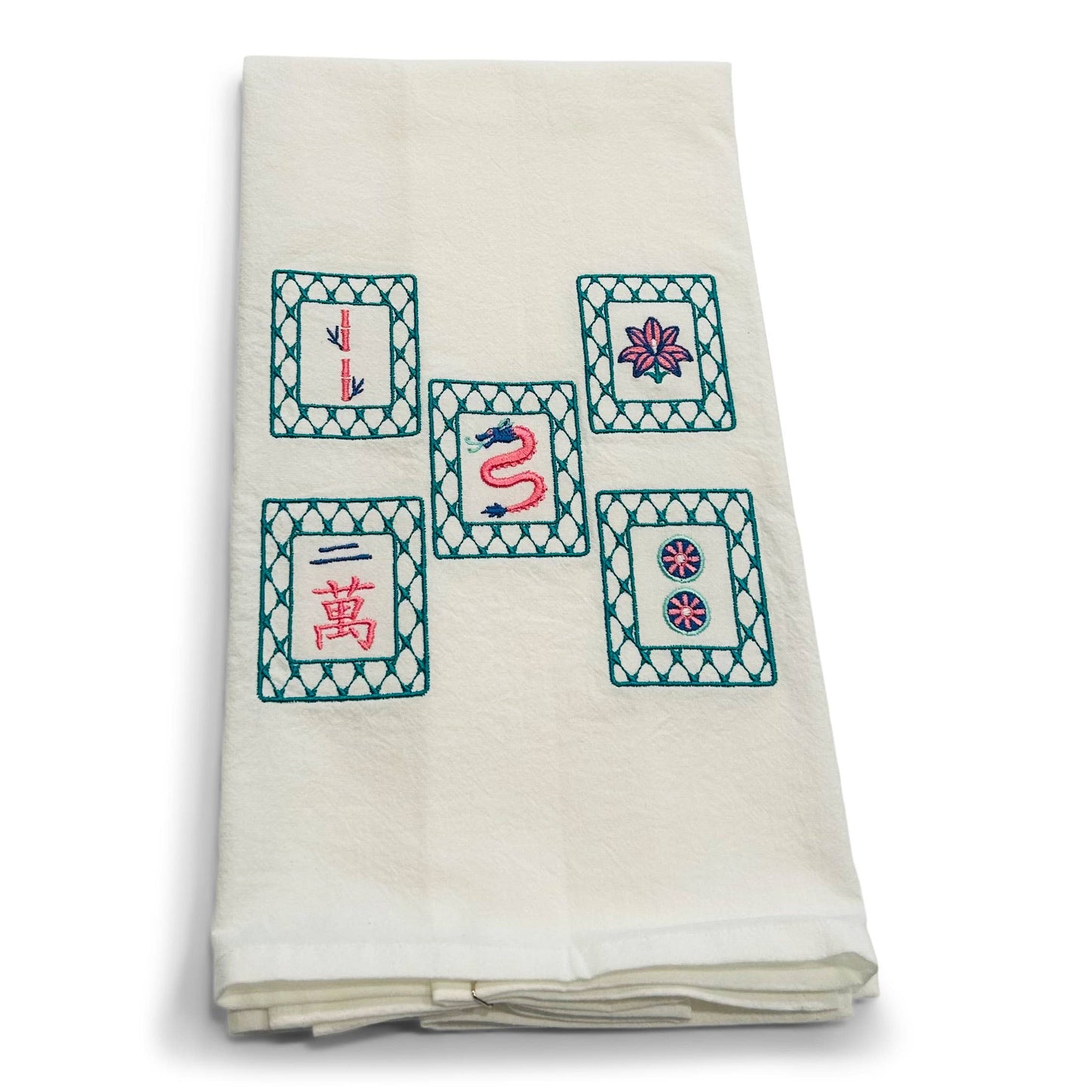 Towel - Mahjong Tiles - Bella Boutique