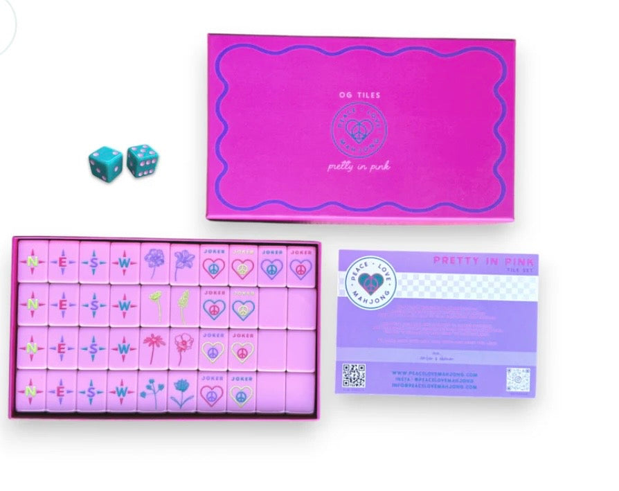 Pretty in Pink OG Mahjong Tiles - Bella Boutique