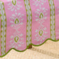 Rosemary Stripe Pink Square Game Tablecloth - Bella Boutique