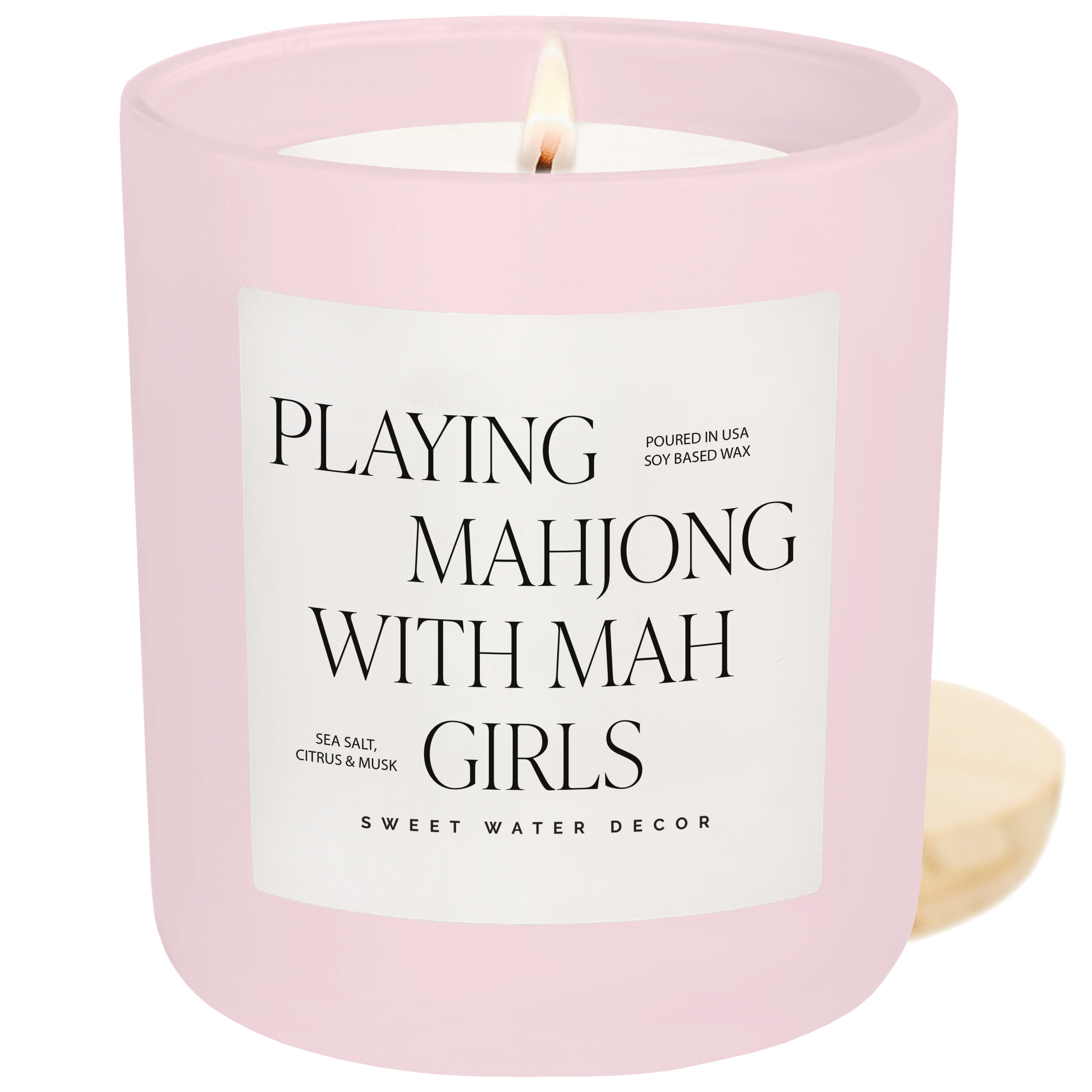 *EXCLUSIVE* Playing Mahjong with Mah Girls 15 oz Soy Candle - Bella Boutique
