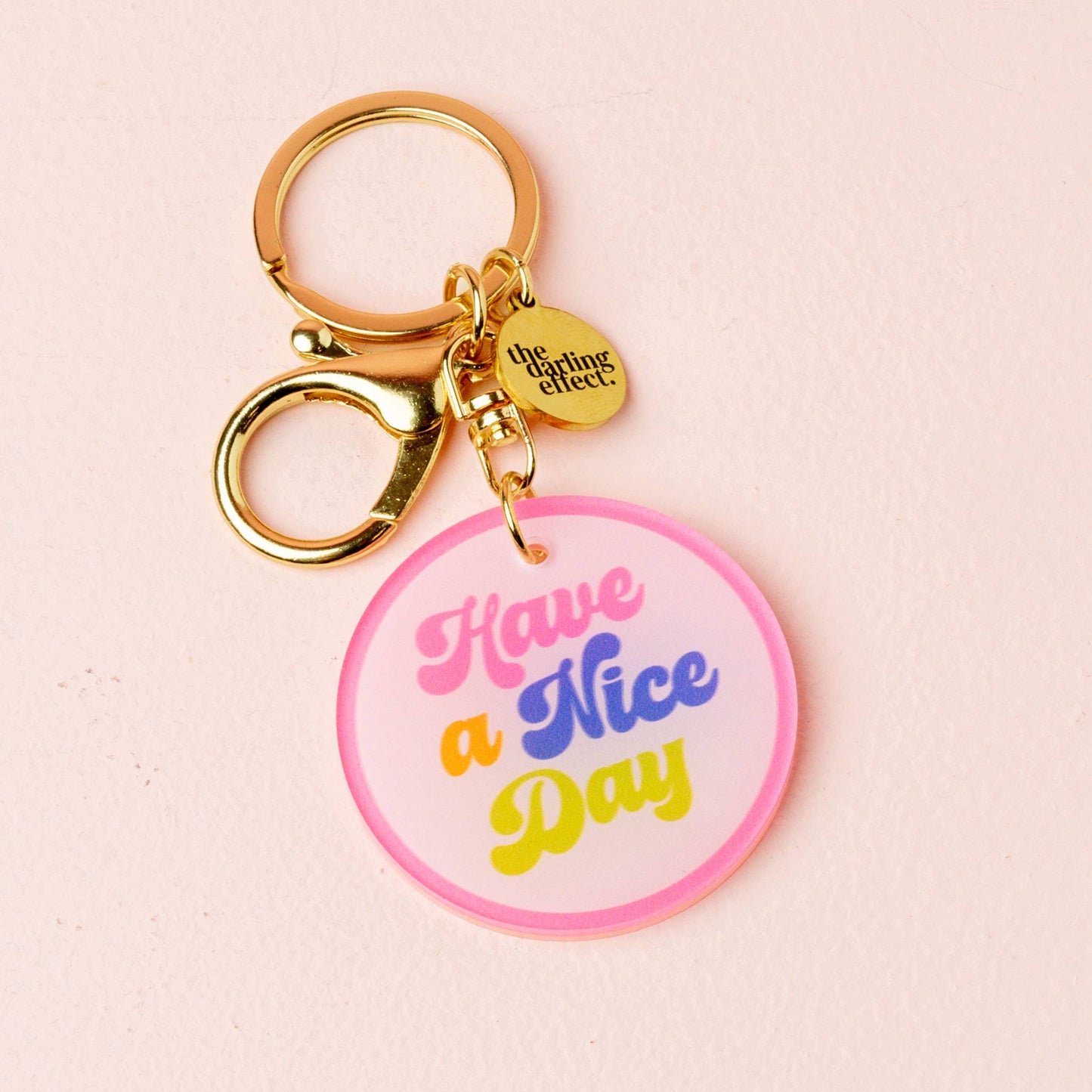 Acrylic Keychain-Have a Nice Day