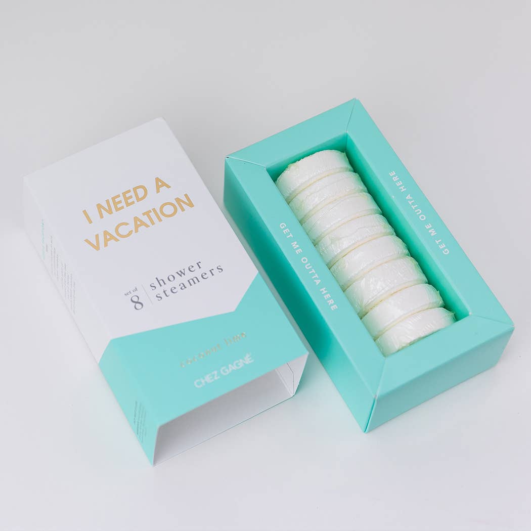 I Need A Vacation - Aromatherapy Shower Steamers - Coconut Lime - Set of 8 - Bella Boutique