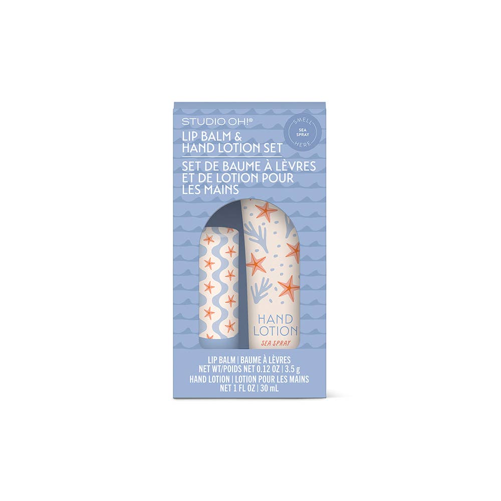 Sea Life Lip Balm & Hand Lotion Set - Bella Boutique