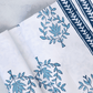 Table Throw - Lotus (Large), Uniform Blue & Navy - Bella Boutique