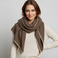 Knitted Triangle Shawl - Bella Boutique