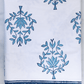 Table Throw - Lotus (Large), Uniform Blue & Navy - Bella Boutique