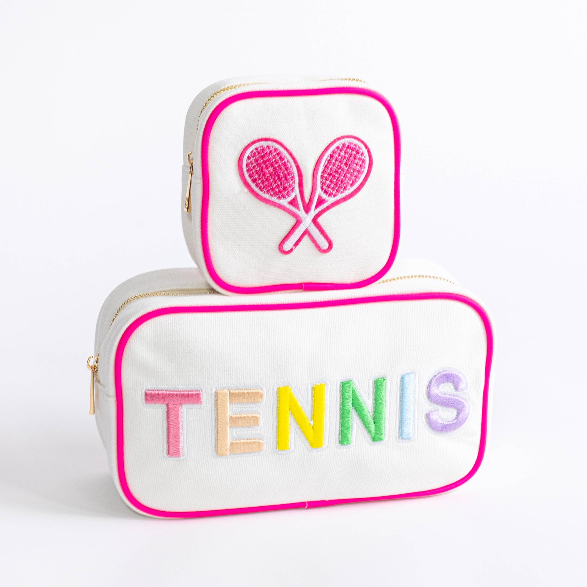 Small Tennis Cosmetic Bag - Bella Boutique