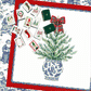 Evergreen & Tartan Mahjong Mat
