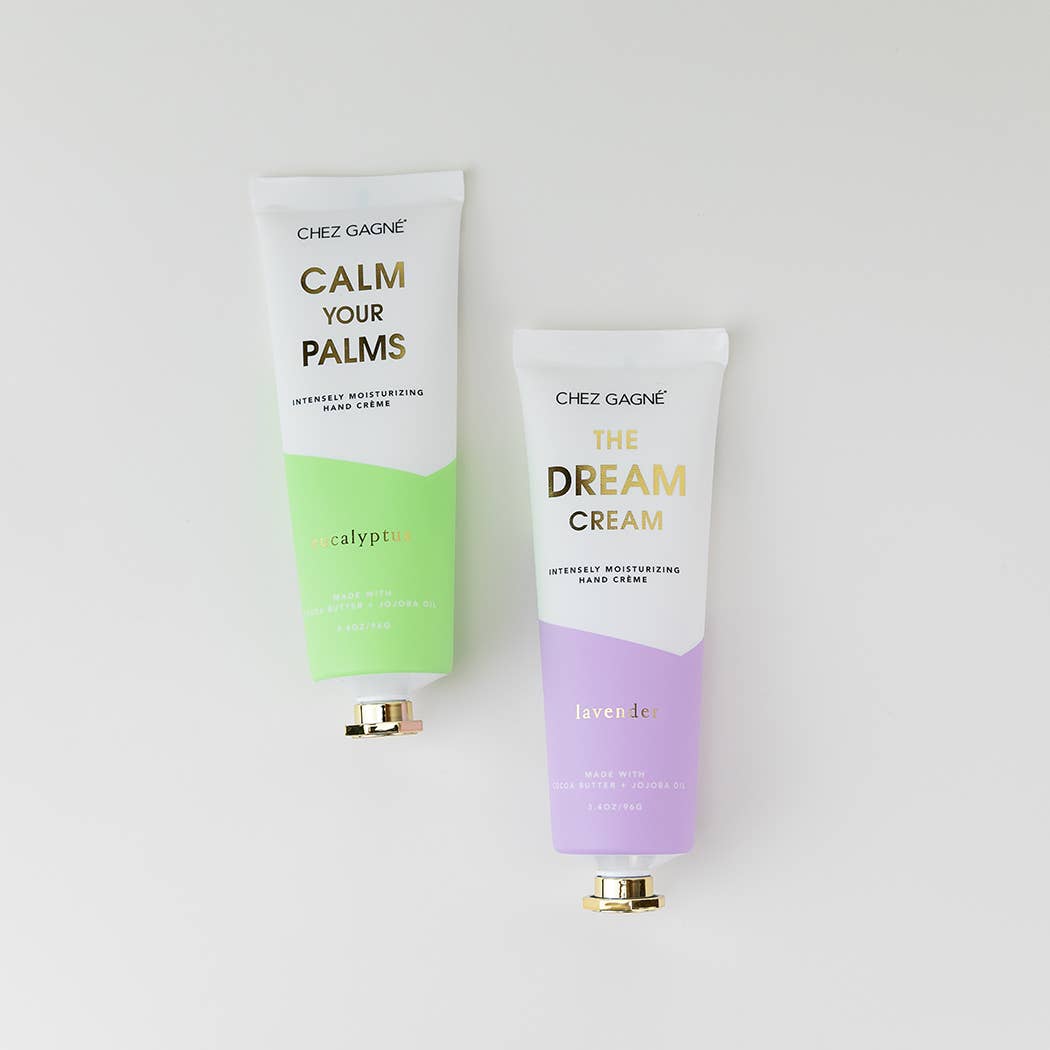 Calm Your Palms - Eucalyptus - Clean + Vegan Hand Crème - 3.4oz - Bella Boutique