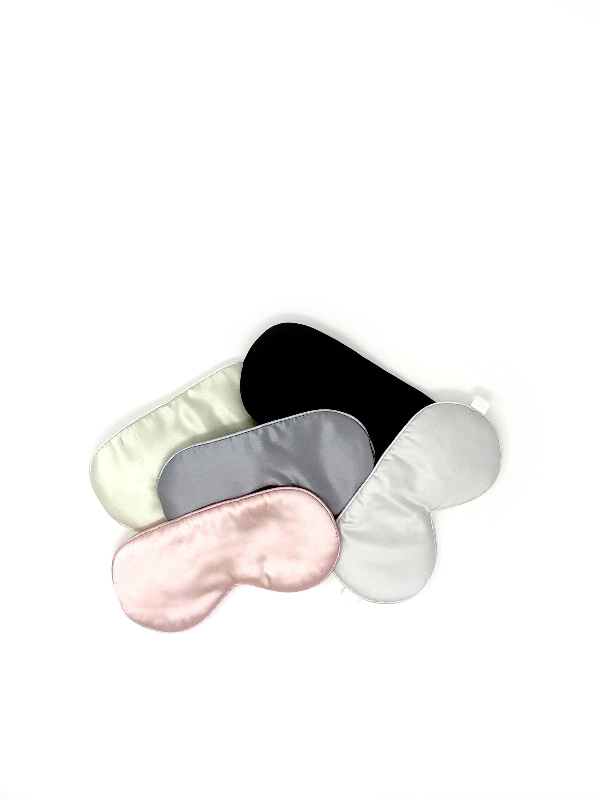 Satin Sleep Mask - Gray - Bella Boutique