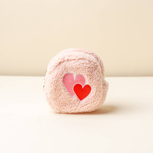 Teddy Pouch-Circle Heart to Heart - Bella Boutique