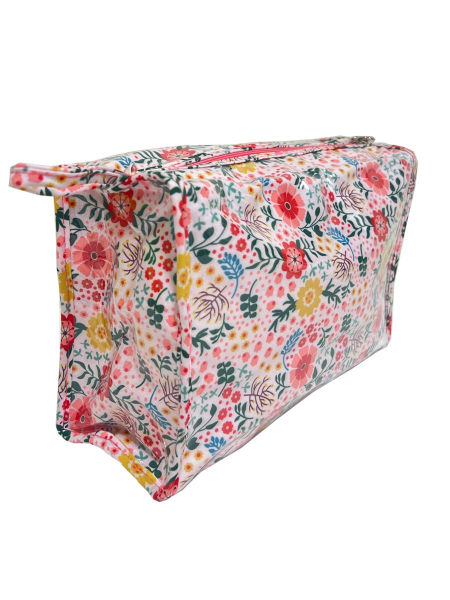 Box Cosmetic Bag - Posies - Bella Boutique