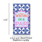 Mahjong Blue Tile "Waiting on a Pair" 24ct Guest Napkins
