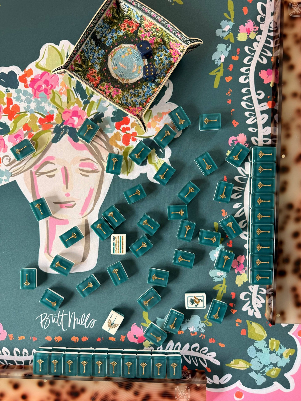 Reba Neoprene Mahjong Mat - Bella Boutique