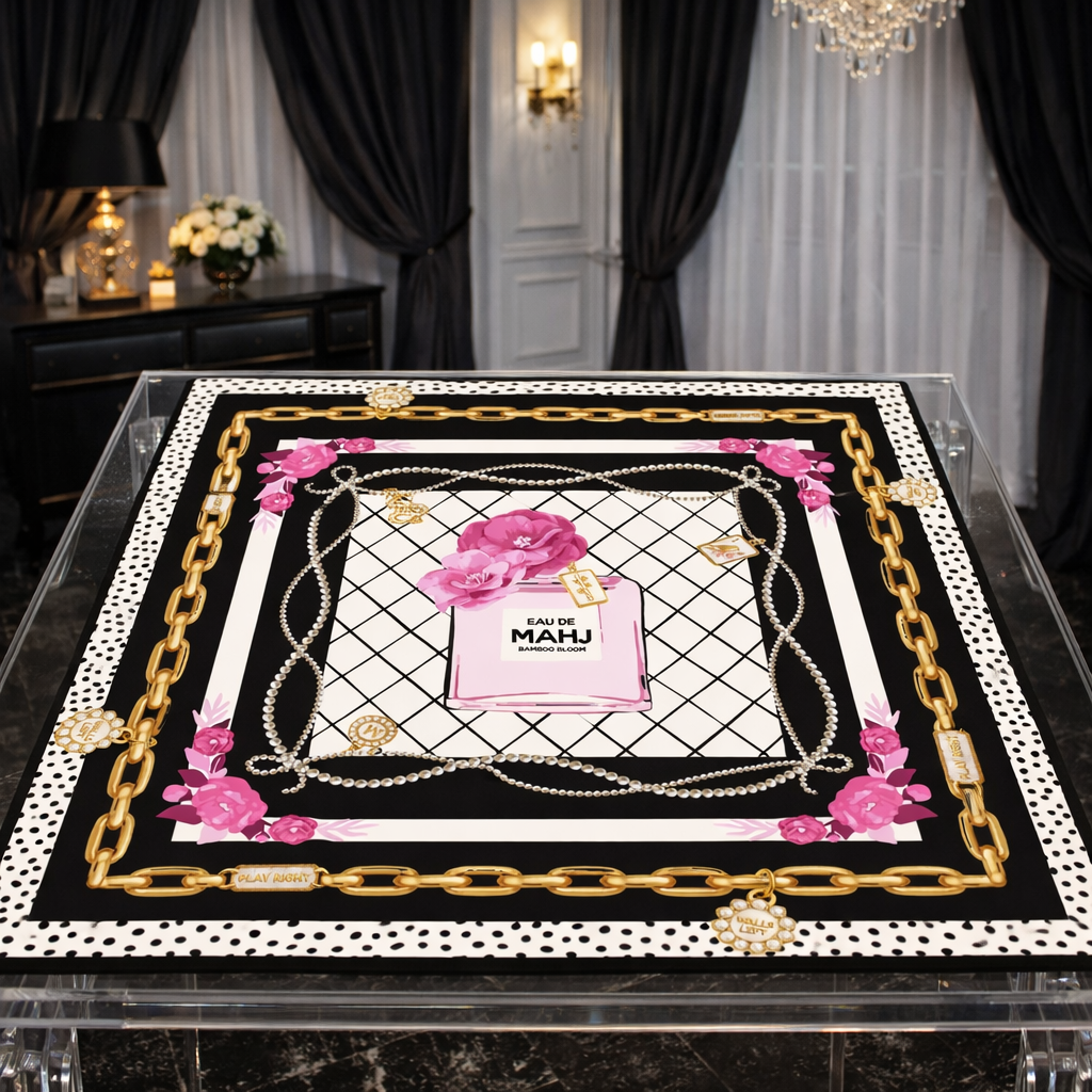 Bamboo Blossom Mahjong Mat – Eau de Mahj Collection - Bella Boutique