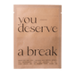 Korean Sheet Mask - You Deserve a Break - Bella Boutique